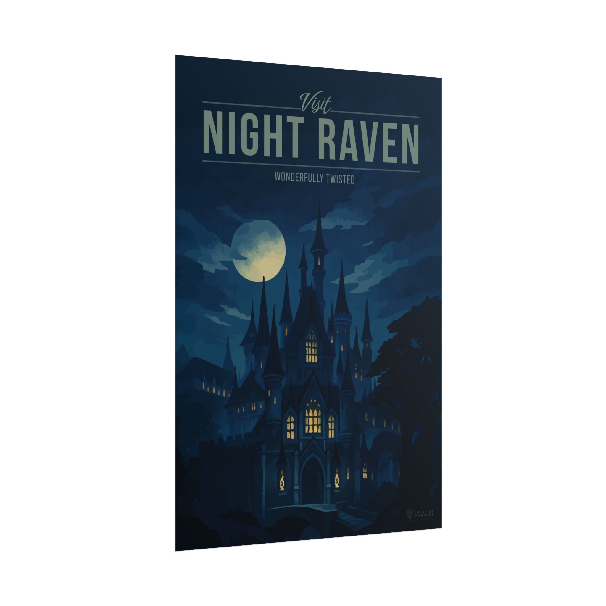 Night Raven Travel Poster
