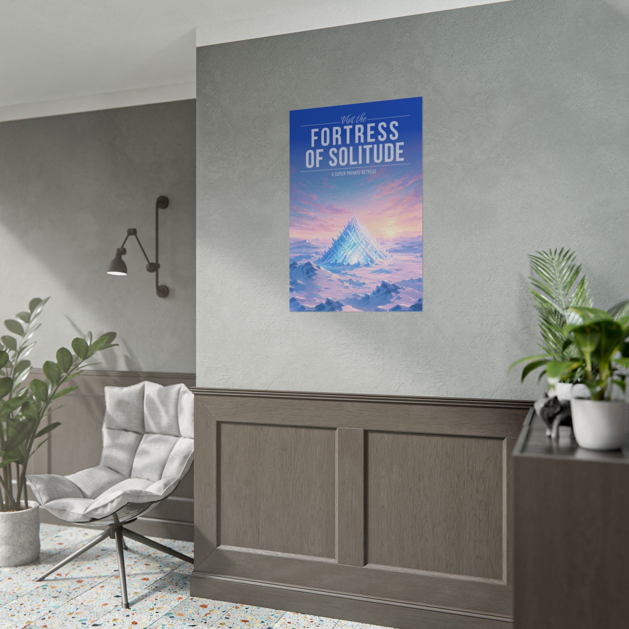 Fortress Of Solitude Travel Poster