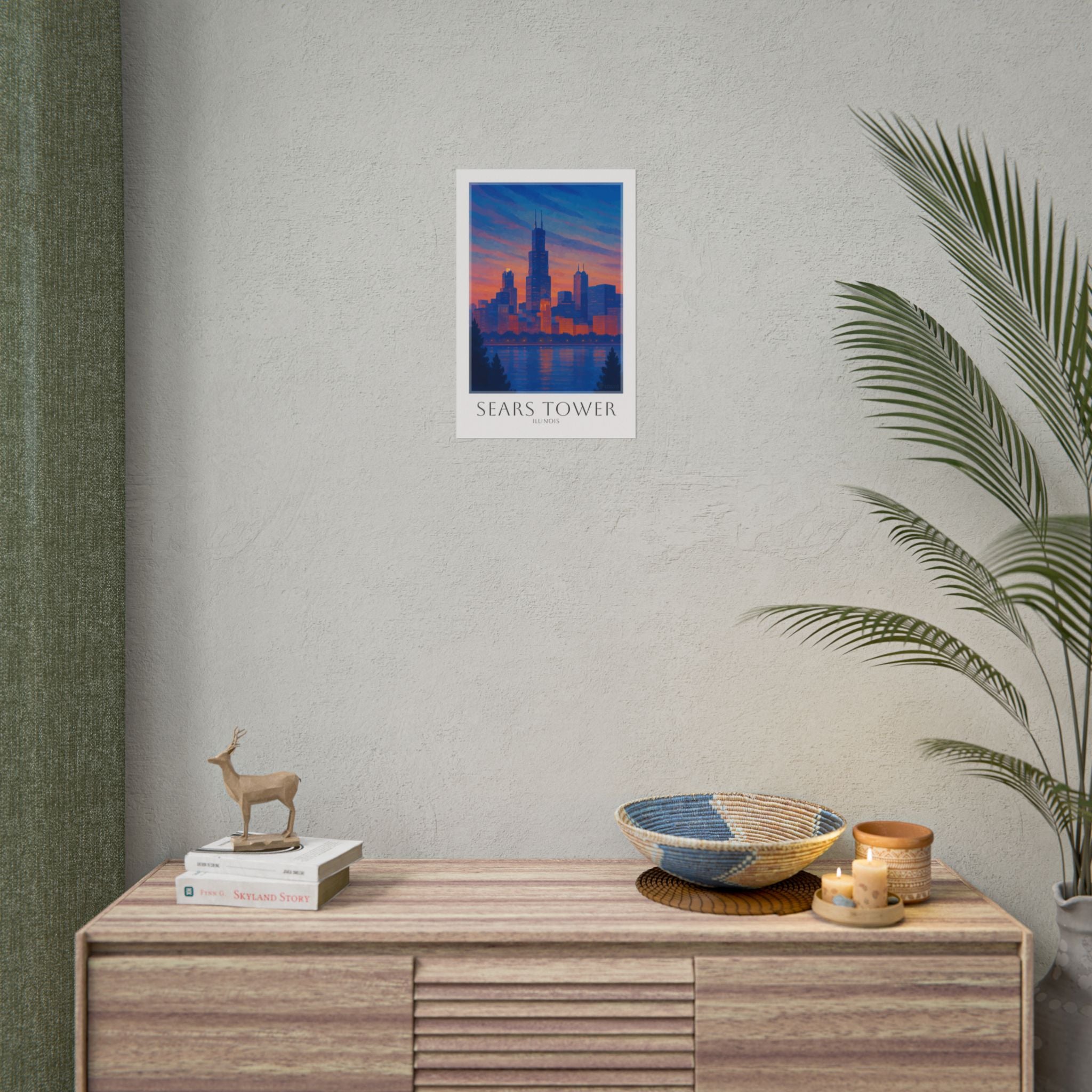Sears Tower Travel Poster