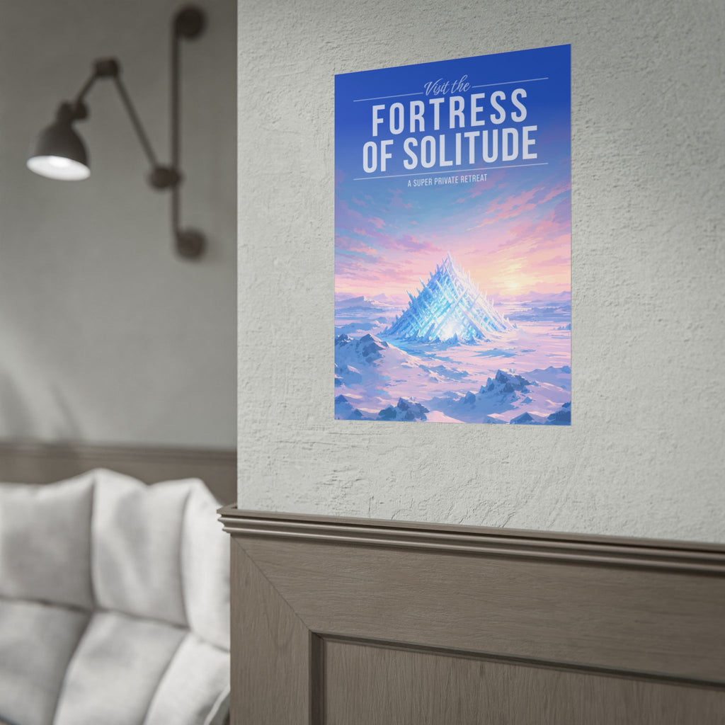 Fortress Of Solitude Travel Poster
