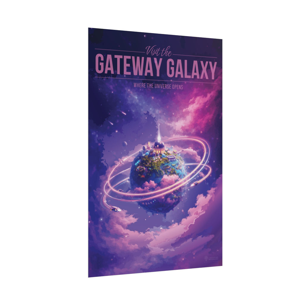 Gateway Galaxy Travel Poster