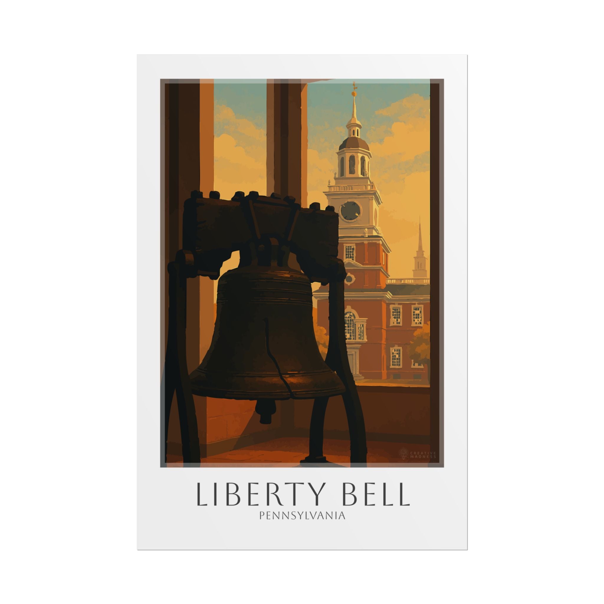 Liberty Bell Travel Poster