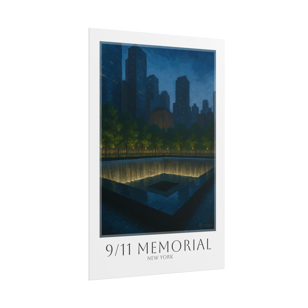 9-11 Memorial Travel Poster