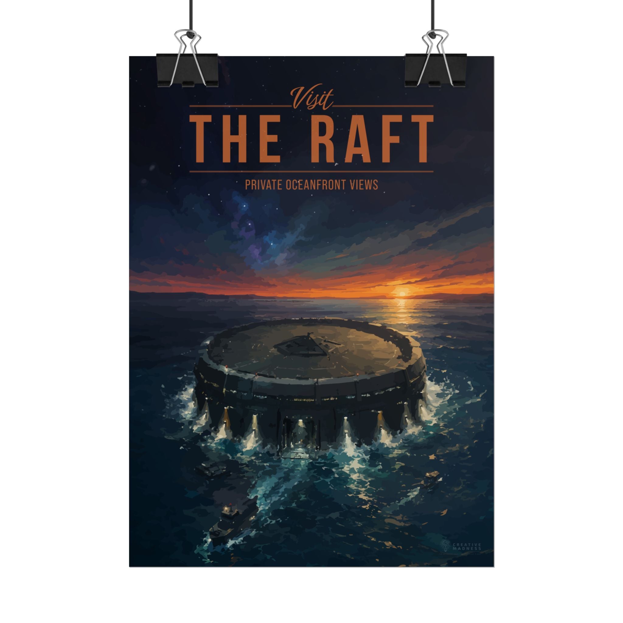The Raft Travel Poster