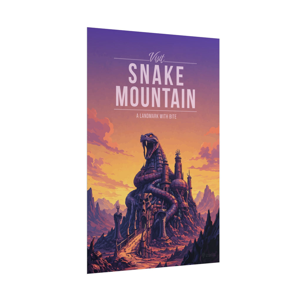 Snake Mountain Travel Poster