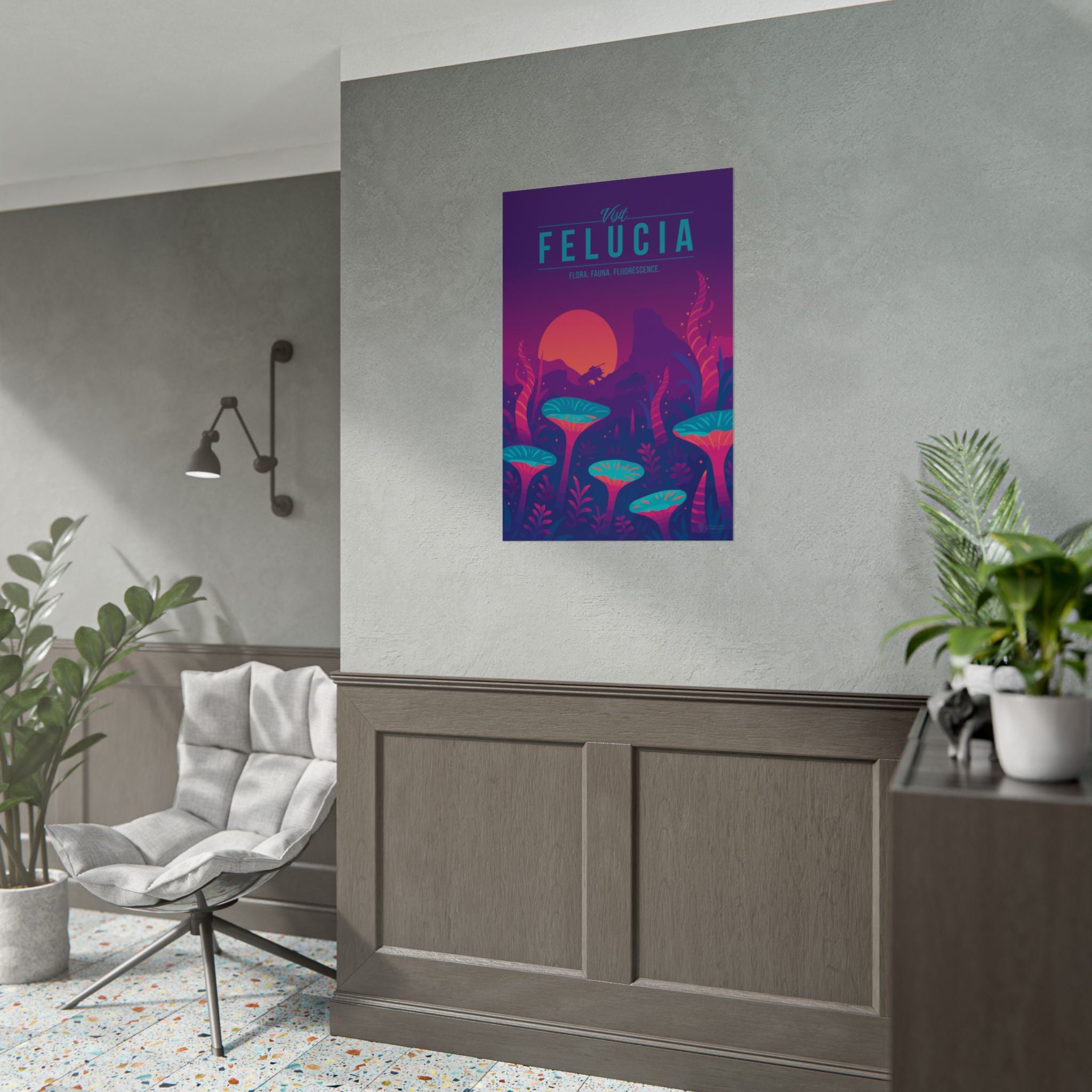Felucia Travel Poster