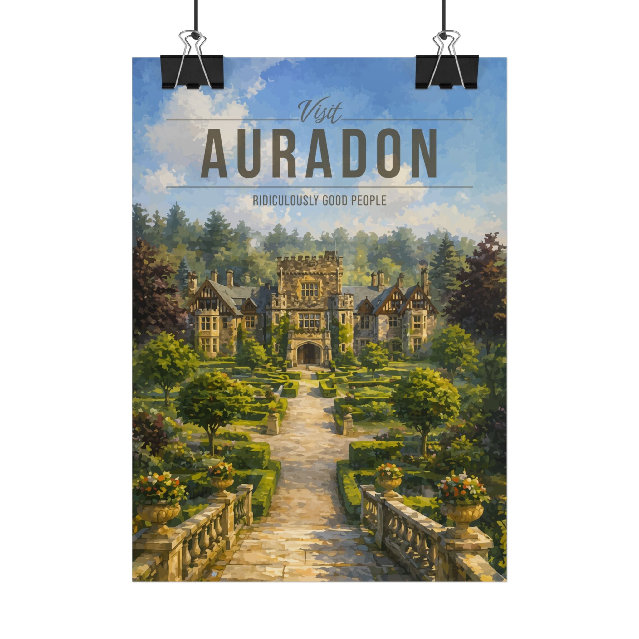 Auradon Travel Poster