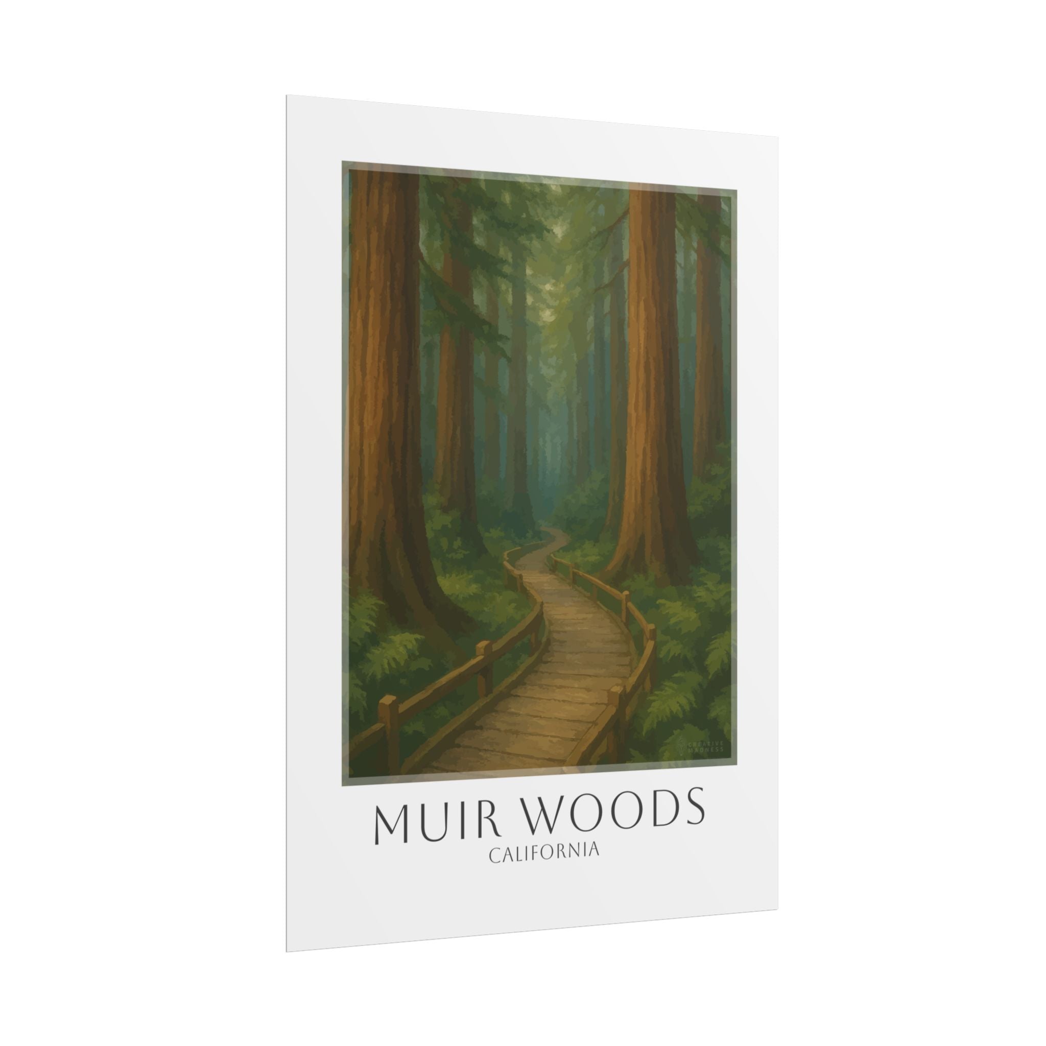Muir Woods Travel Poster