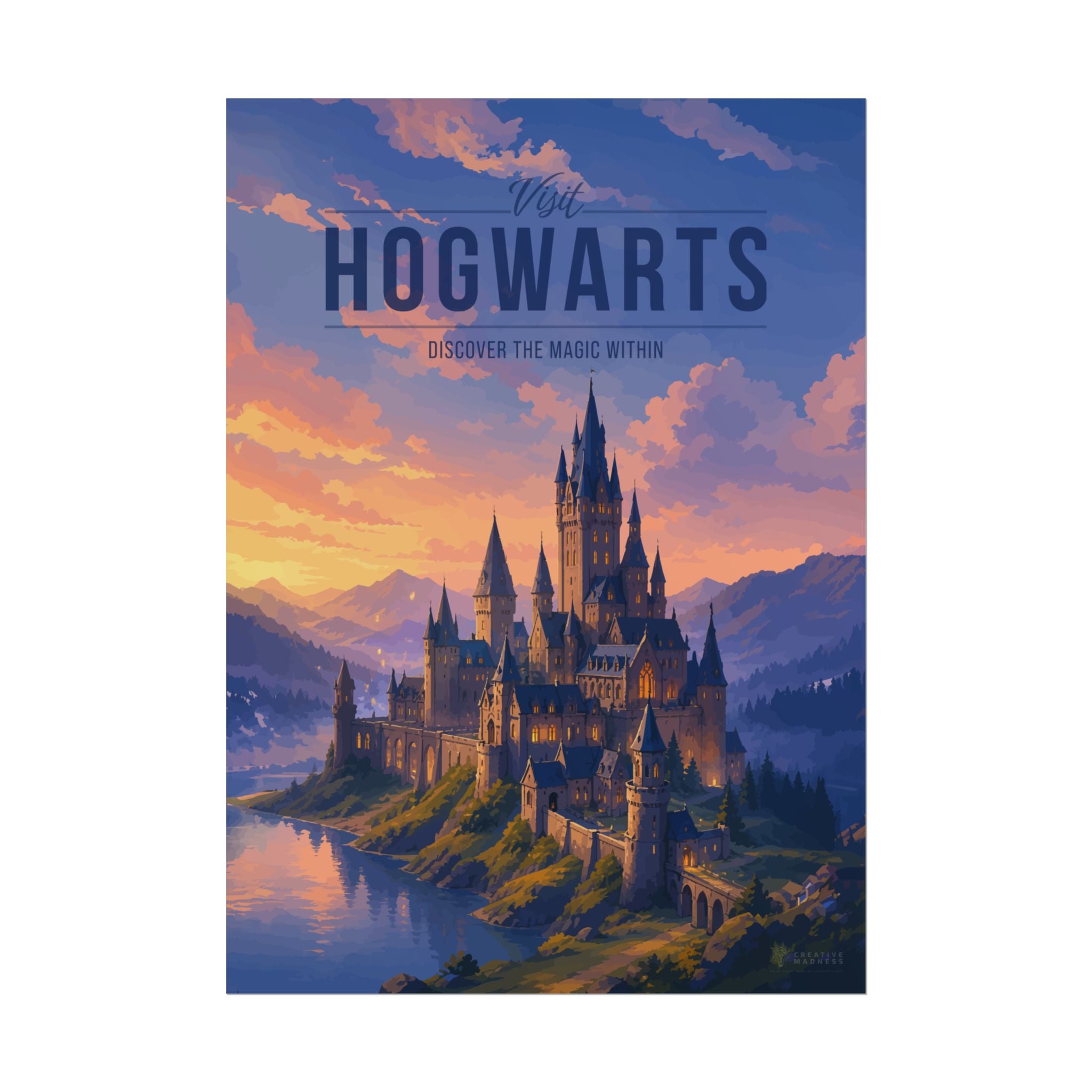 Hogwarts Travel Poster