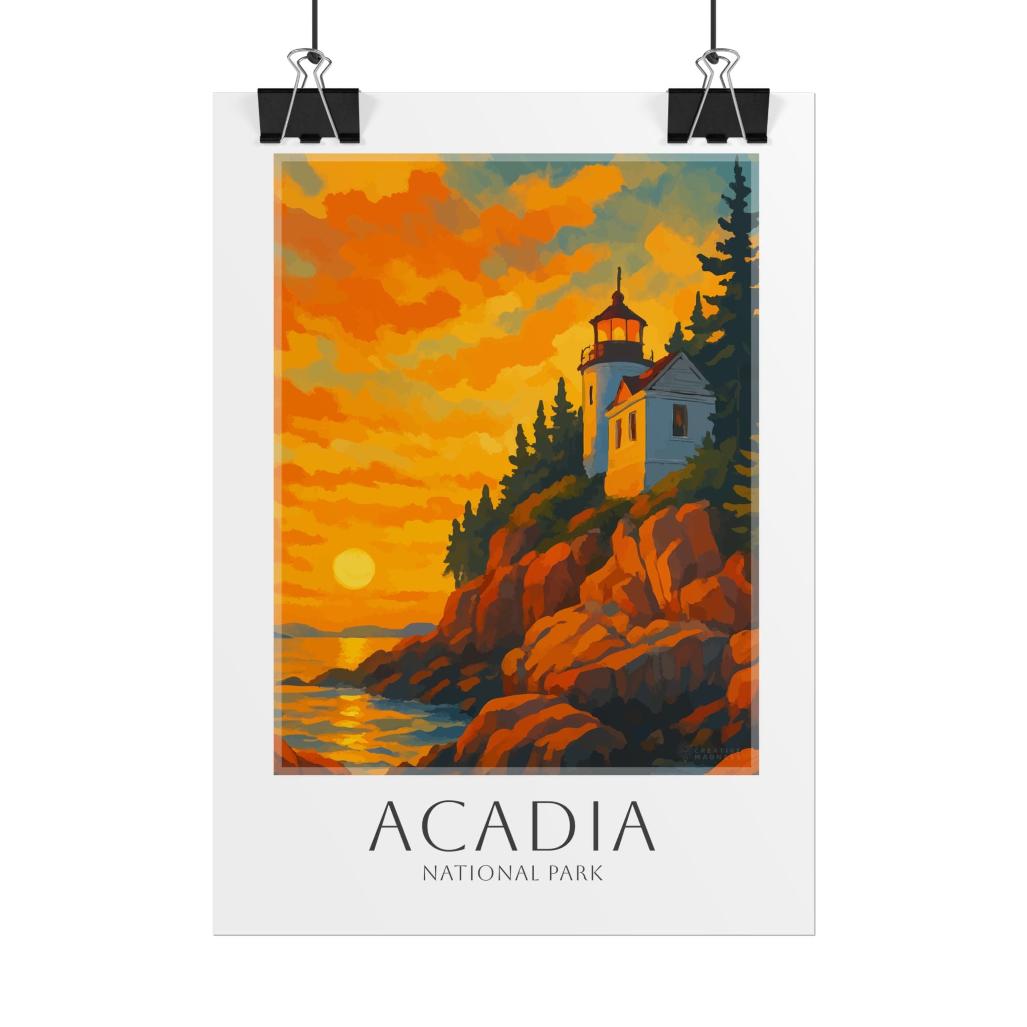 ACADIA * Travel Poster * National Park Wall Art