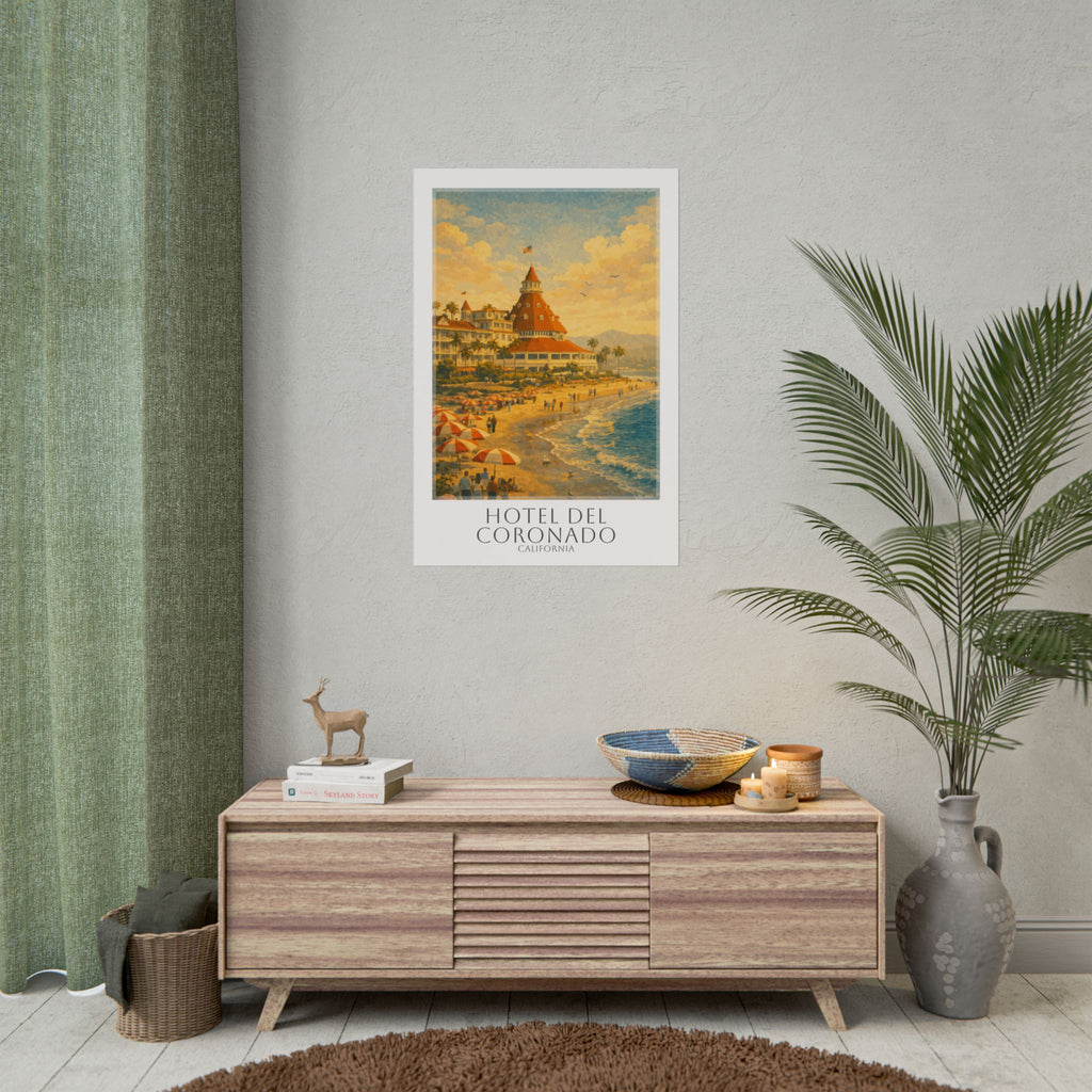 Hotel Del Coronado Travel Poster