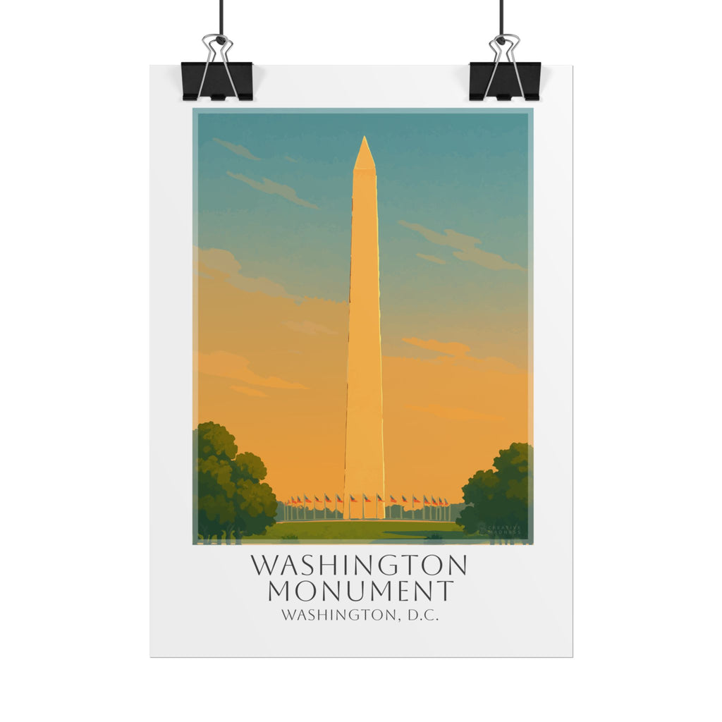 Washington Monument Travel Poster