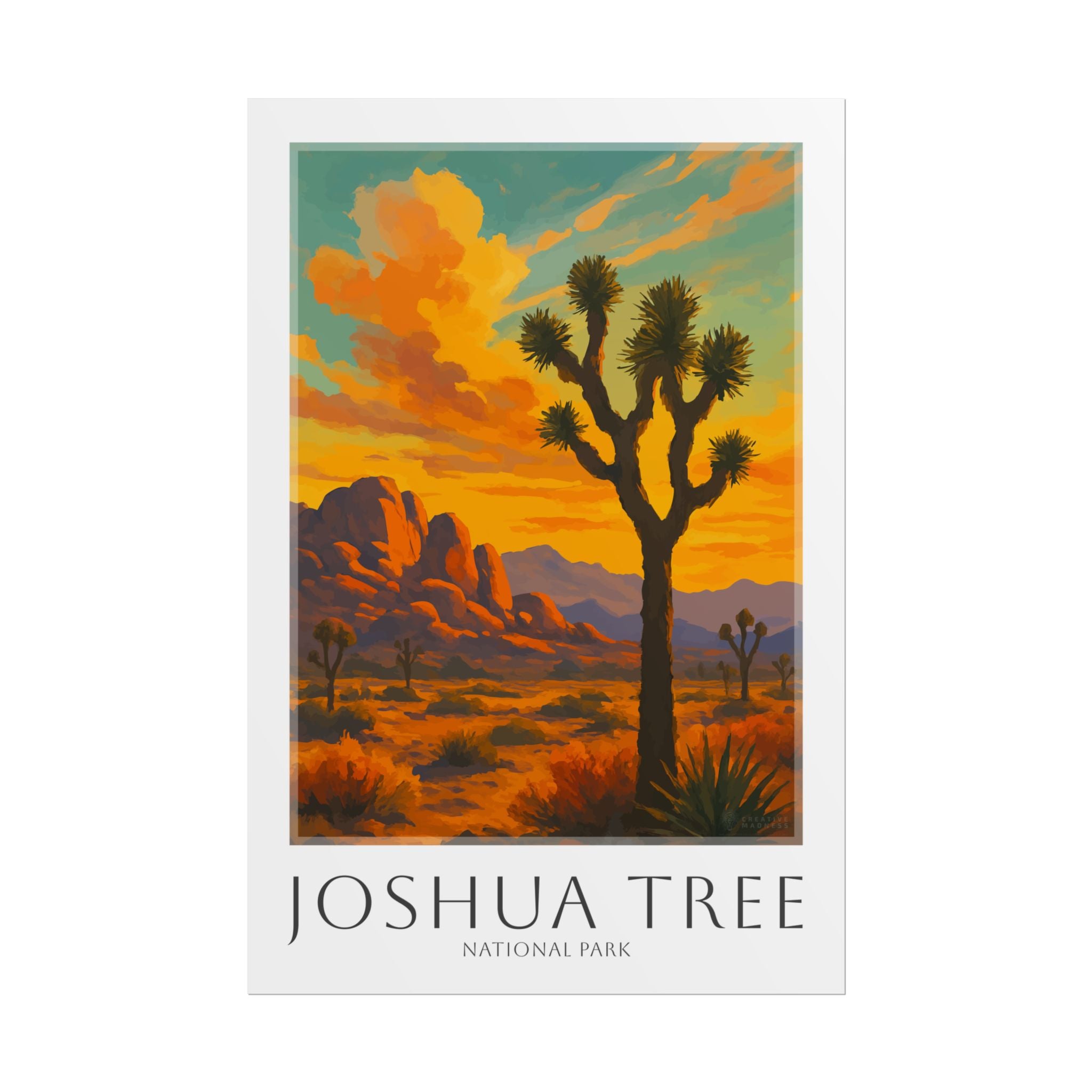 JOSHUA TREE * Travel Poster * National Park Wall Art