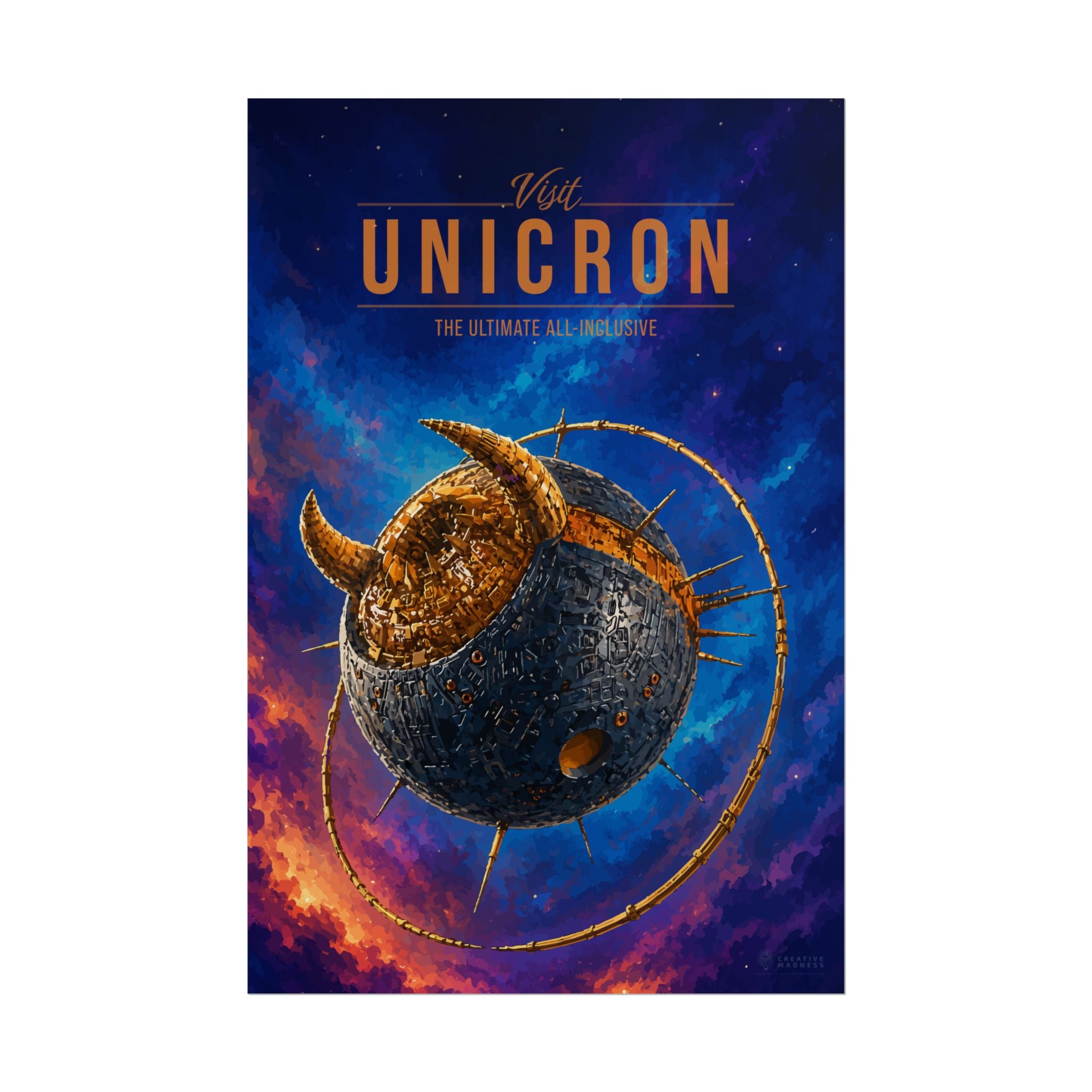 Unicron Travel Poster