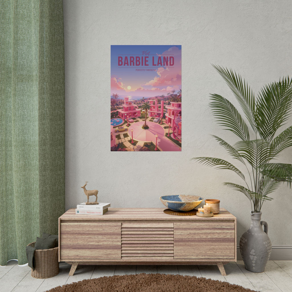 Barbie Land Travel Poster