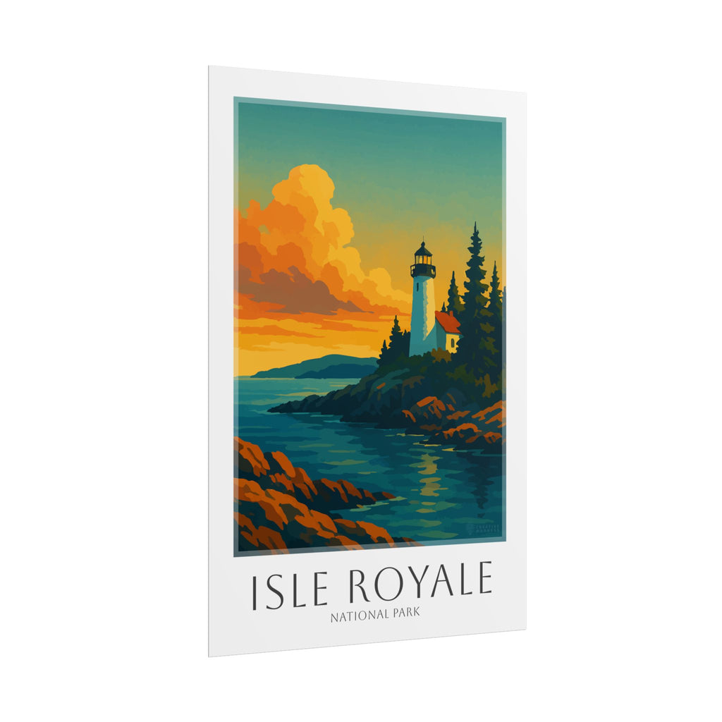 ISLE ROYALE * Travel Poster * National Park Wall Art