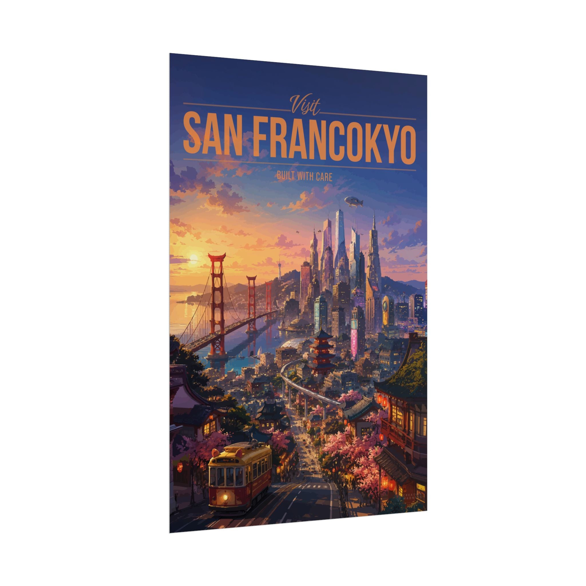 San Francokyo Travel Poster