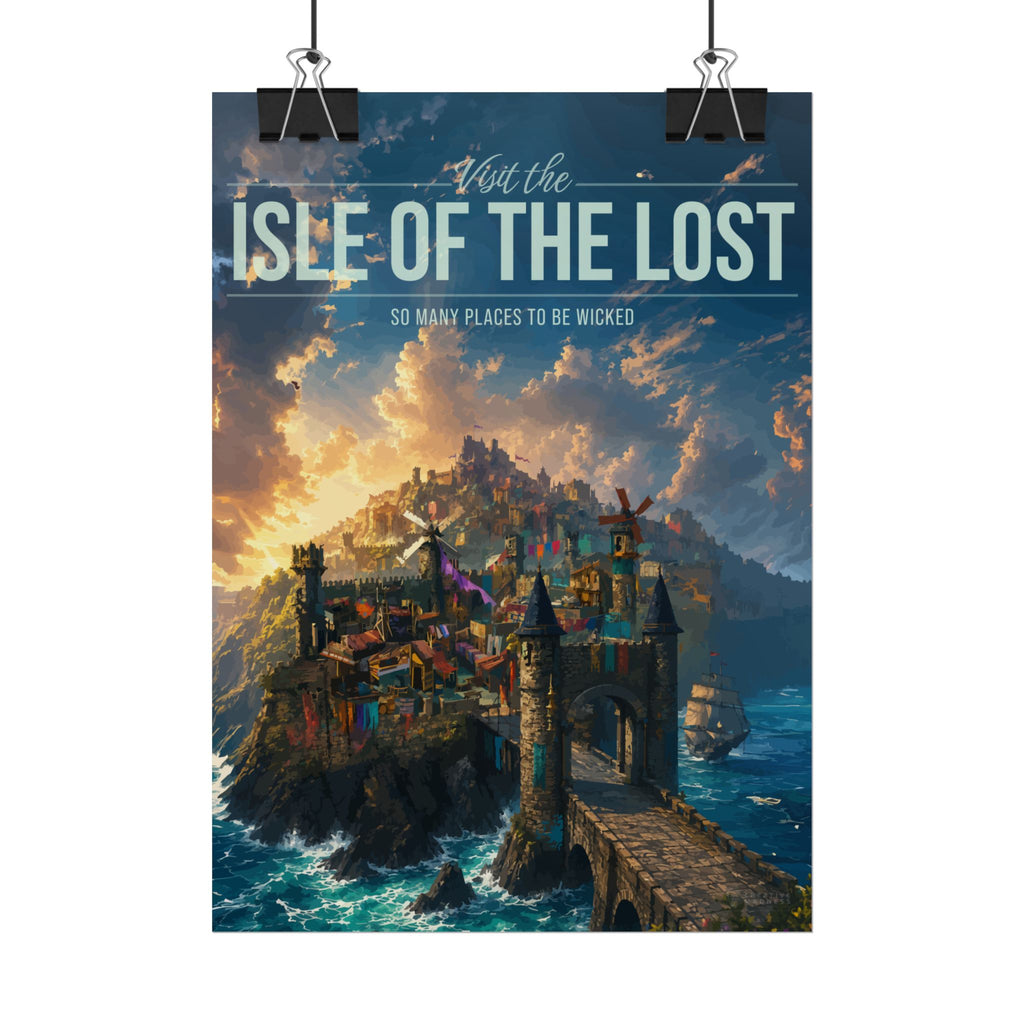 Isle Of The Lost Travel Poster
