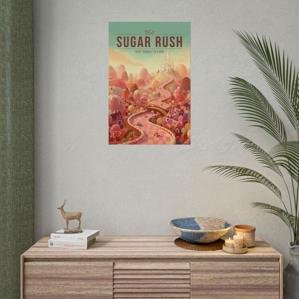 Sugar Rush Travel Poster