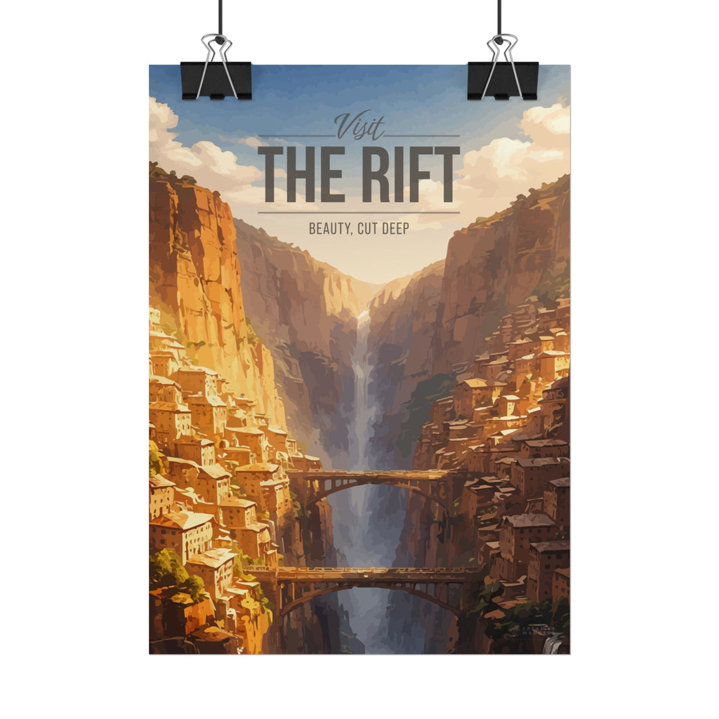 The Rift Travel Poster