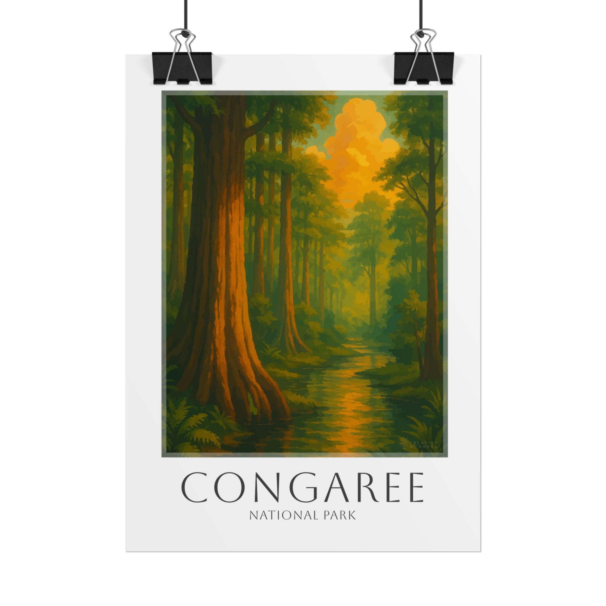 CONGAREE * Travel Poster * National Park Wall Art