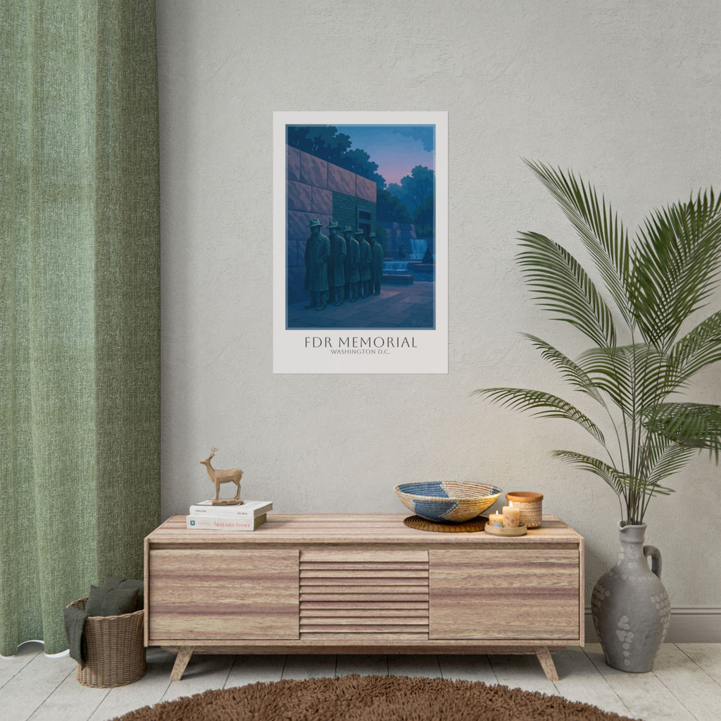 Fdr Memorial Travel Poster