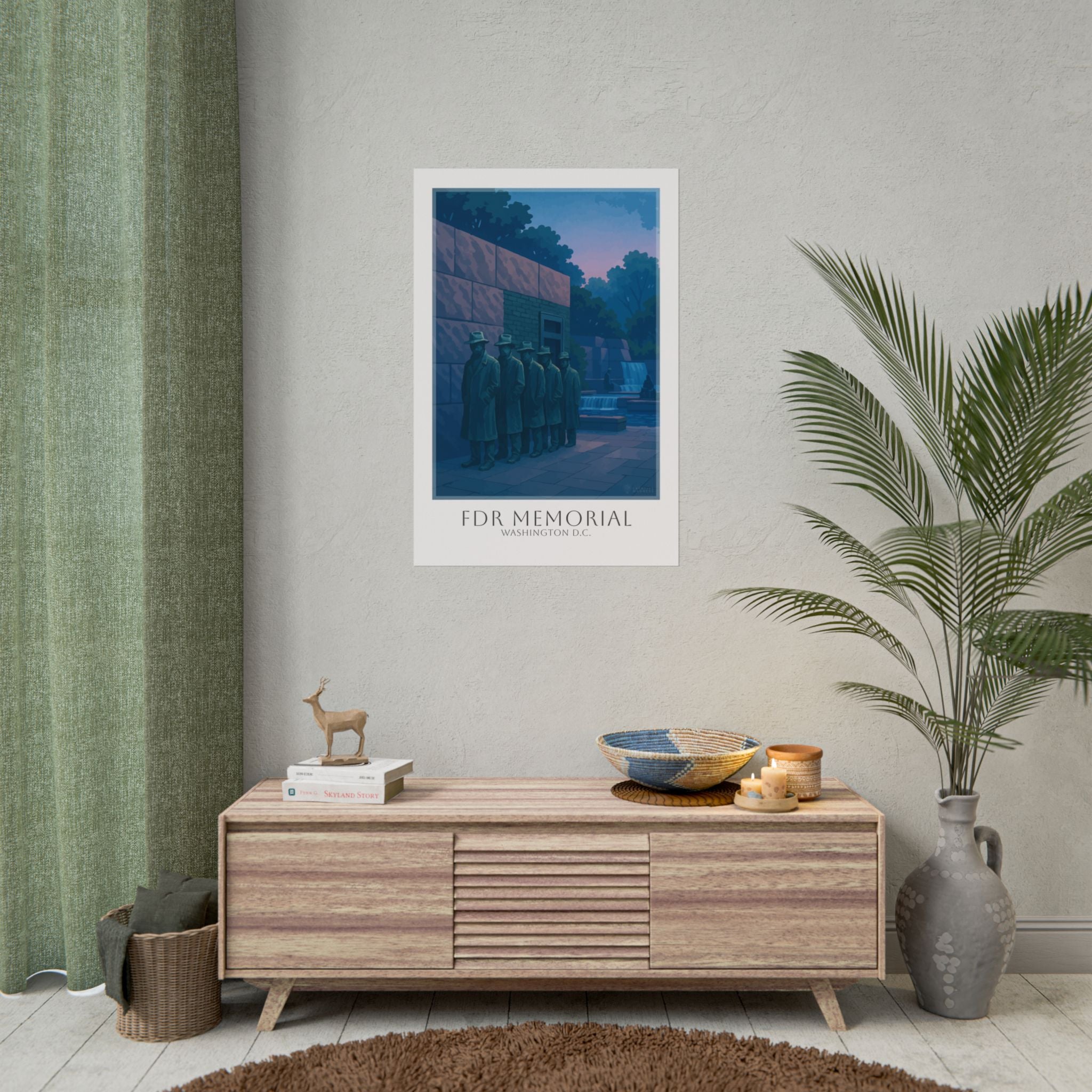 Fdr Memorial Travel Poster