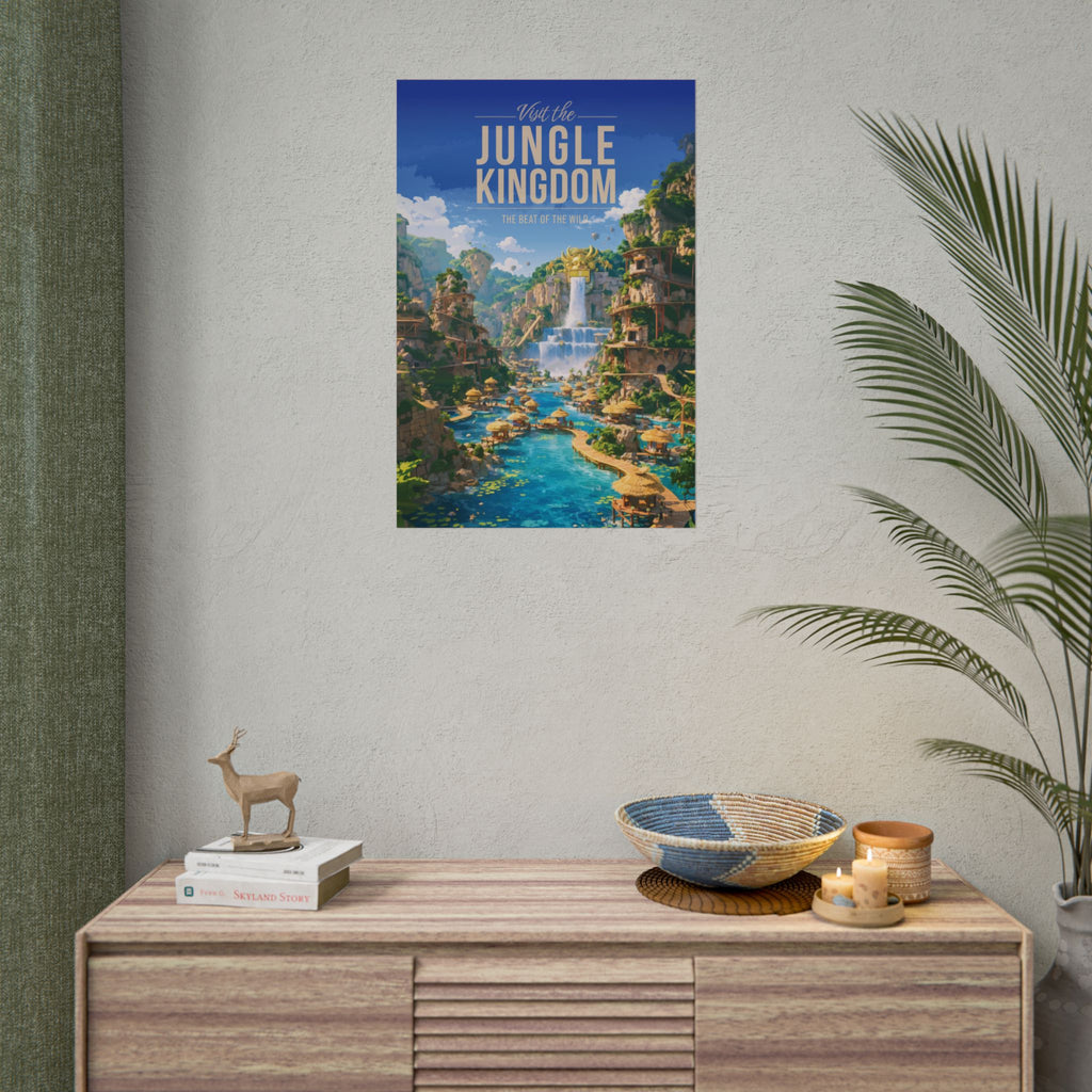 Jungle Kingdom Travel Poster