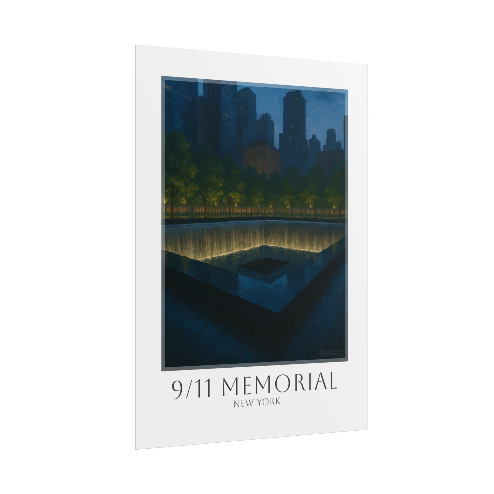 9-11 Memorial Travel Poster
