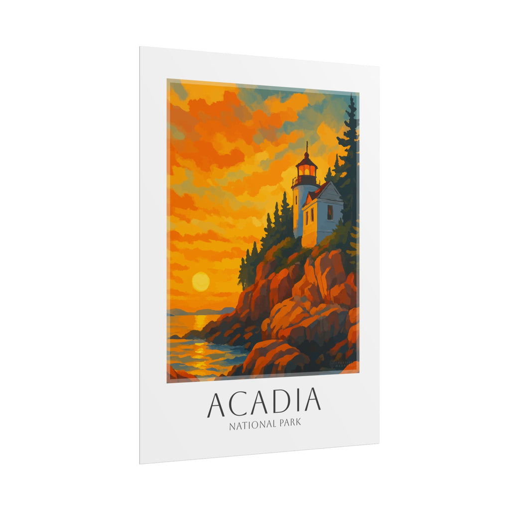 ACADIA * Travel Poster * National Park Wall Art