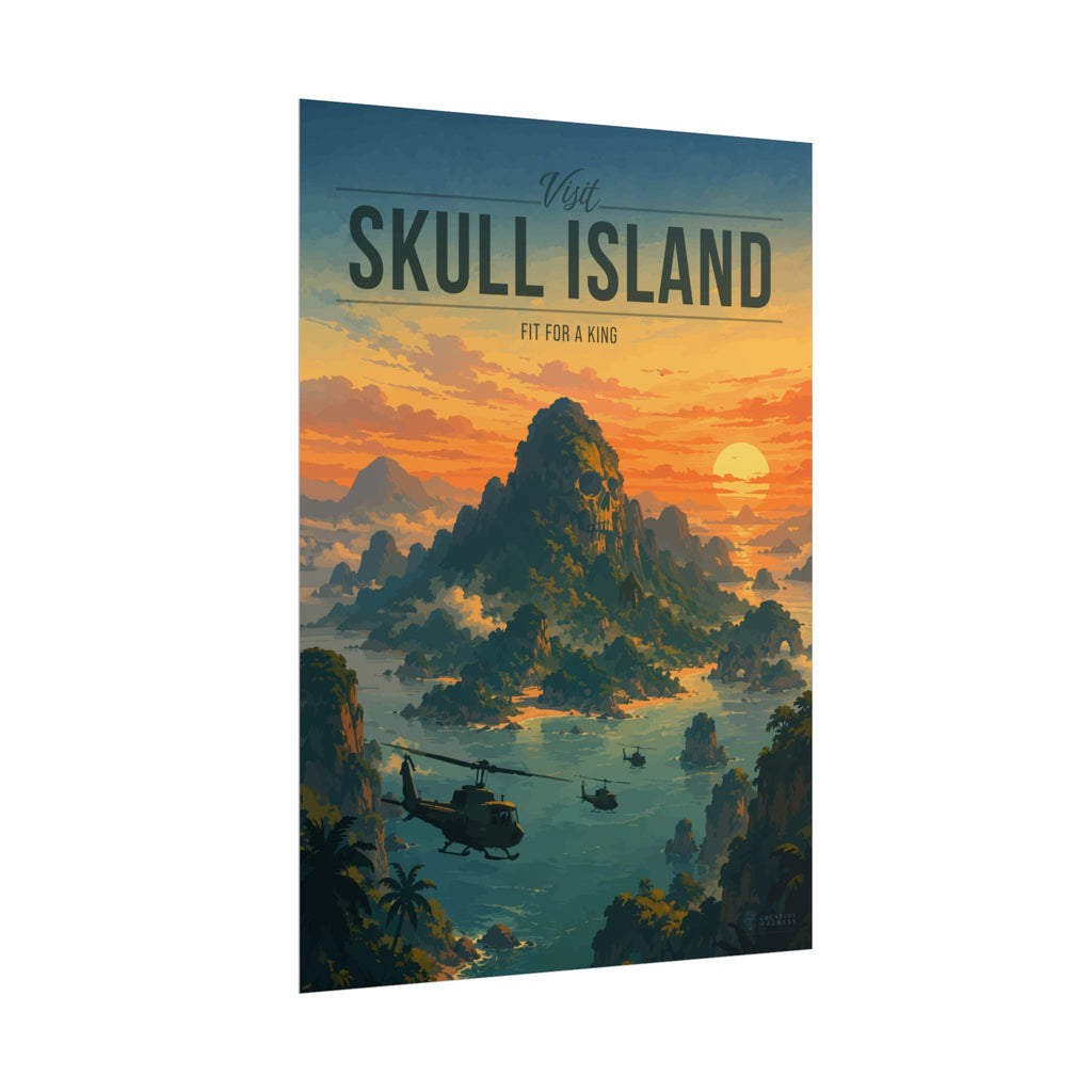 Skull Island Travel Poster