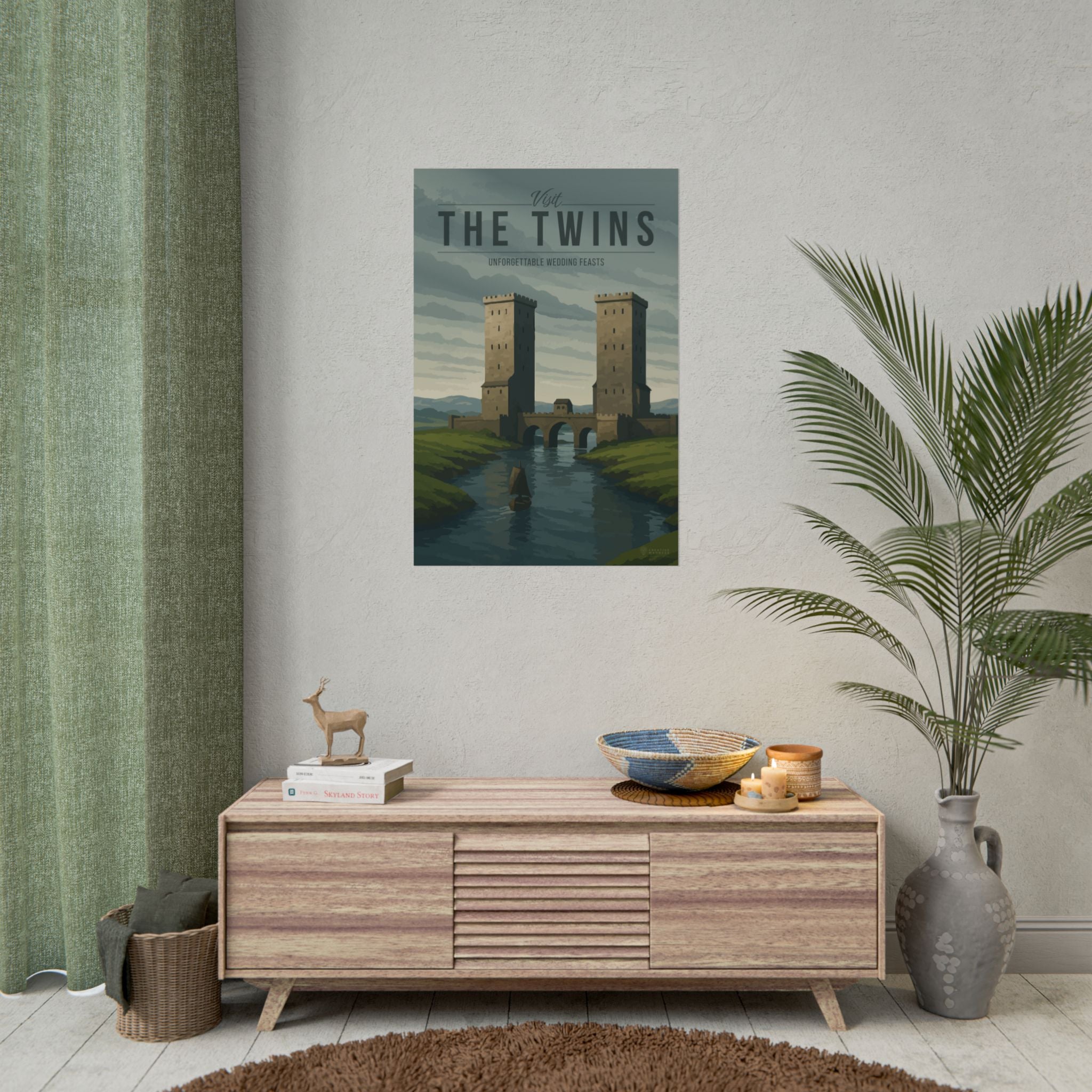 The Twins Travel Poster