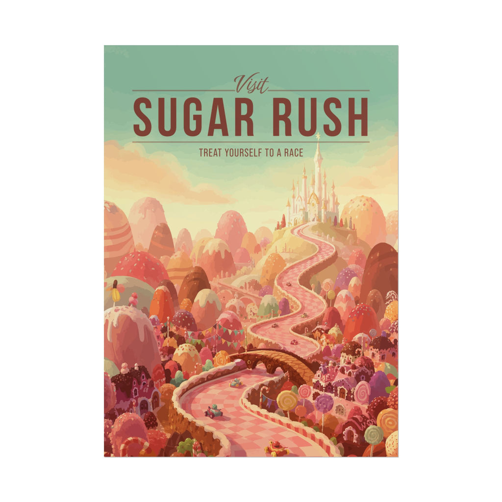 Sugar Rush Travel Poster