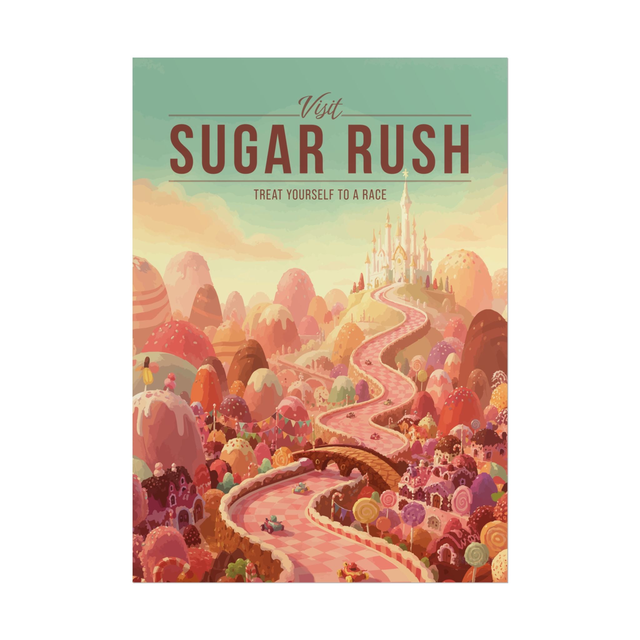 Sugar Rush Travel Poster