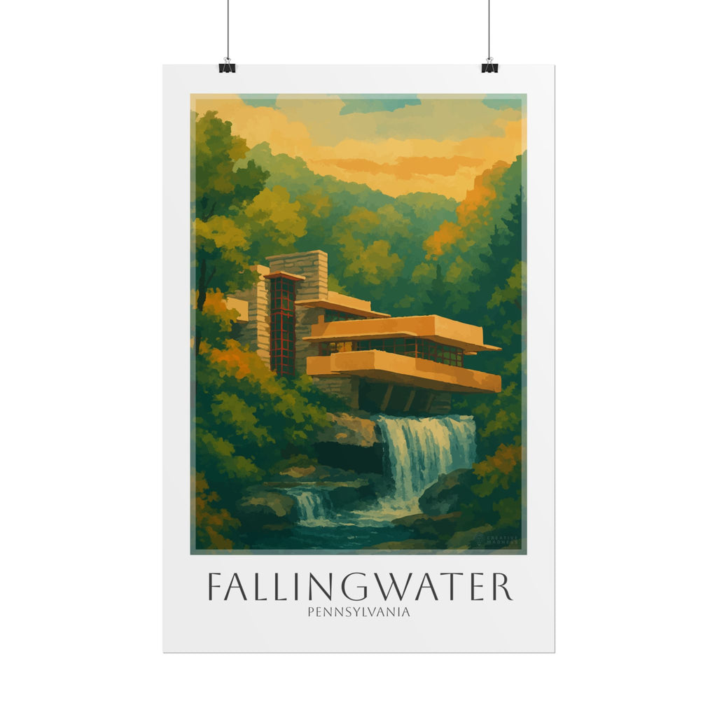 Fallingwater Travel Poster