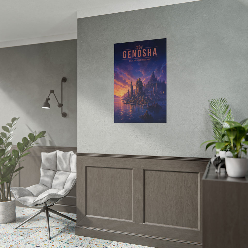 Genosha Travel Poster