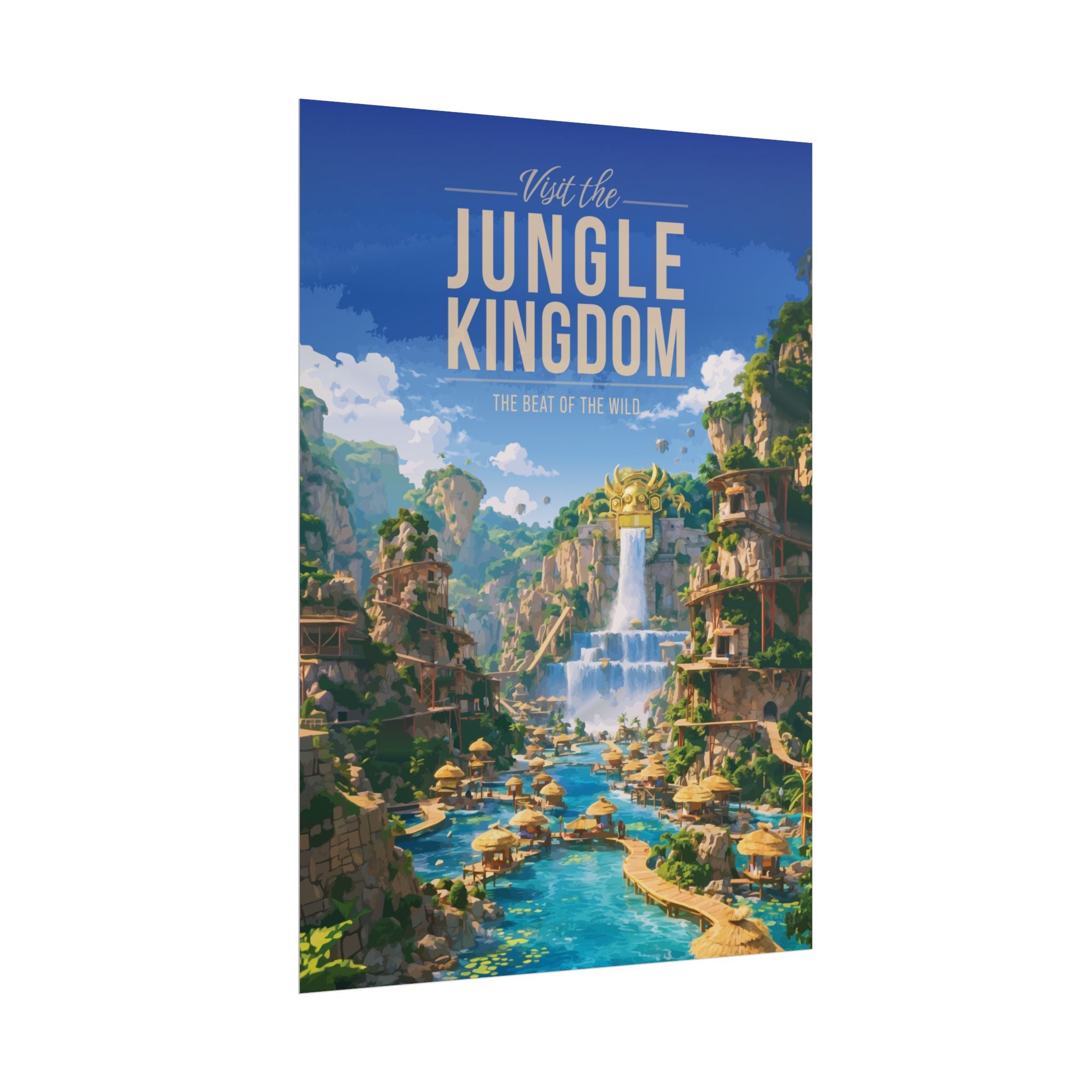Jungle Kingdom Travel Poster