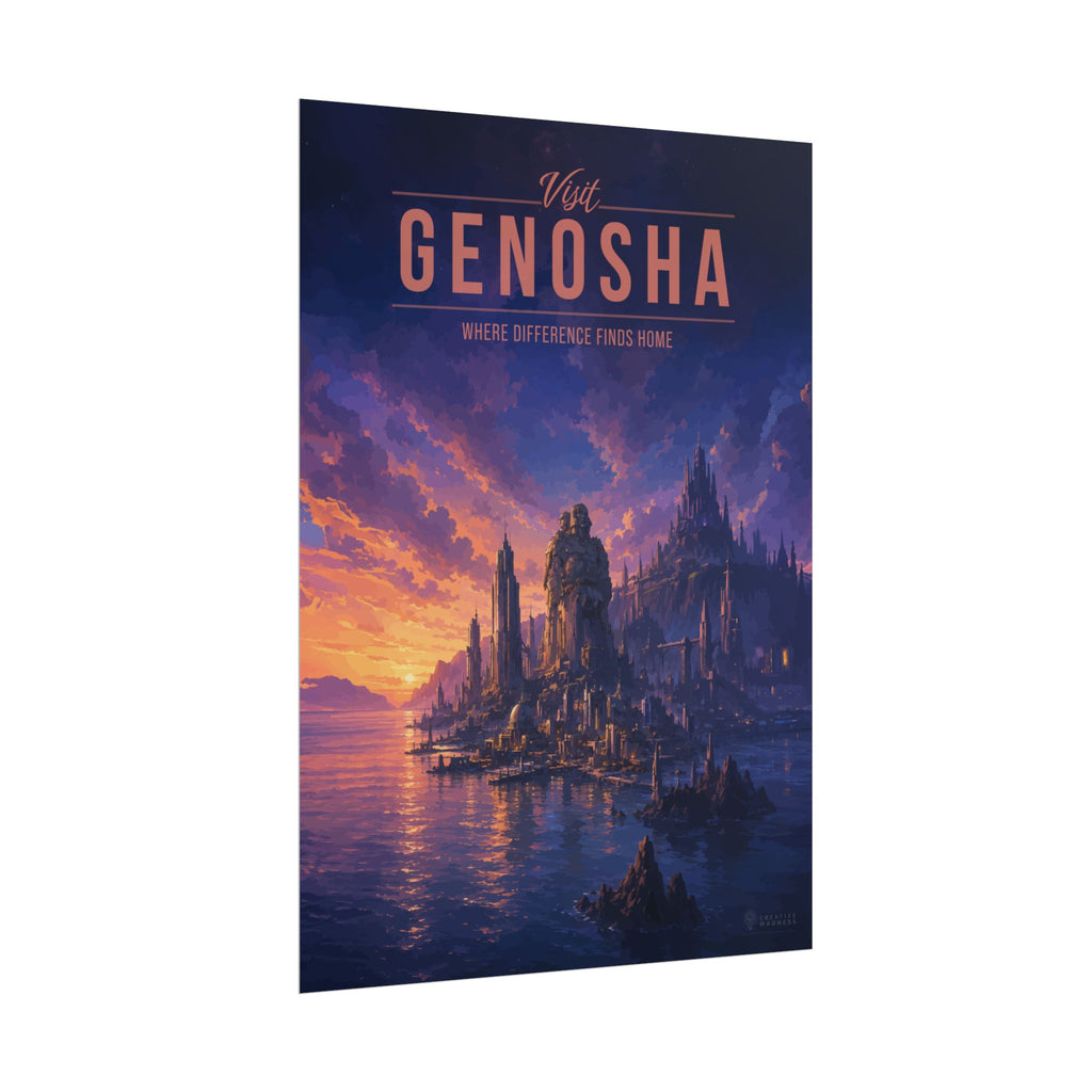 Genosha Travel Poster
