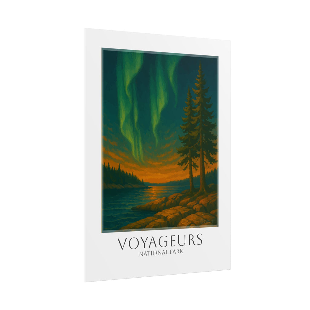 VOYAGEURS  * Travel Poster * National Park Wall Art