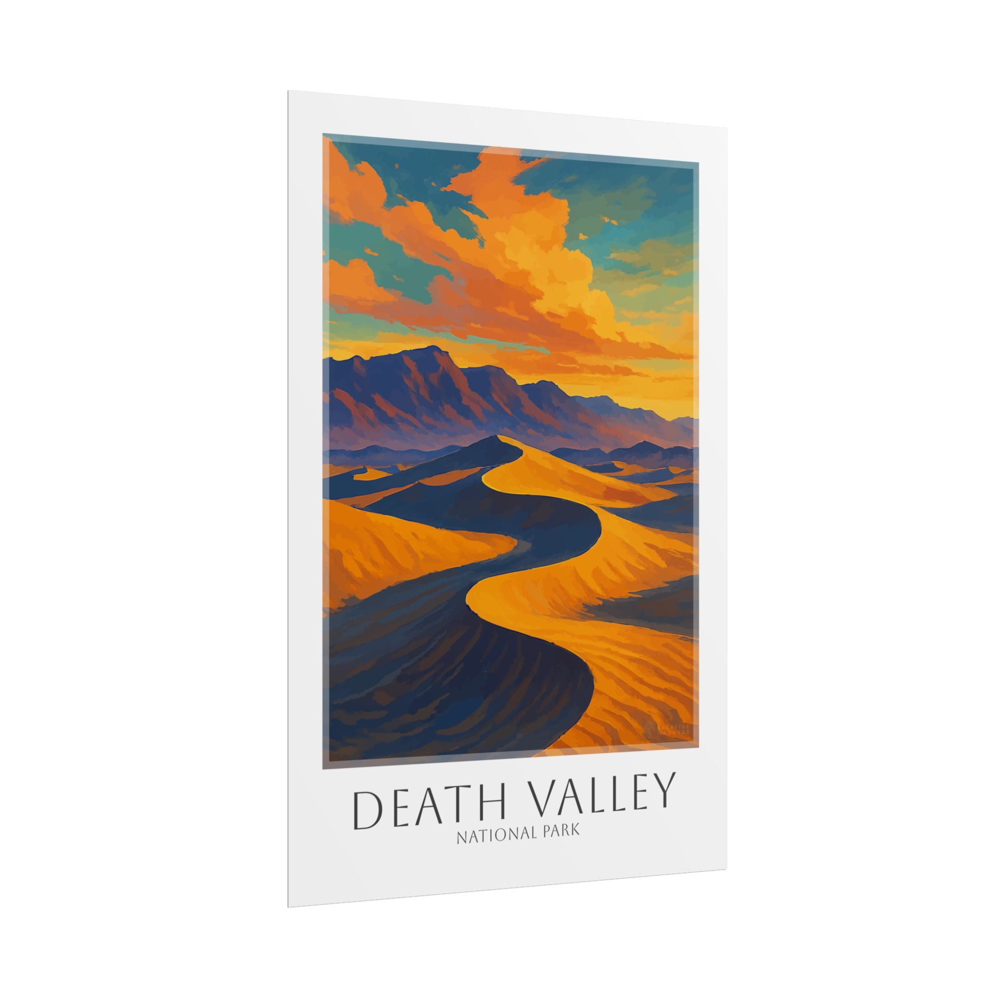 DEATH VALLEY * Travel Poster * National Park Wall Art