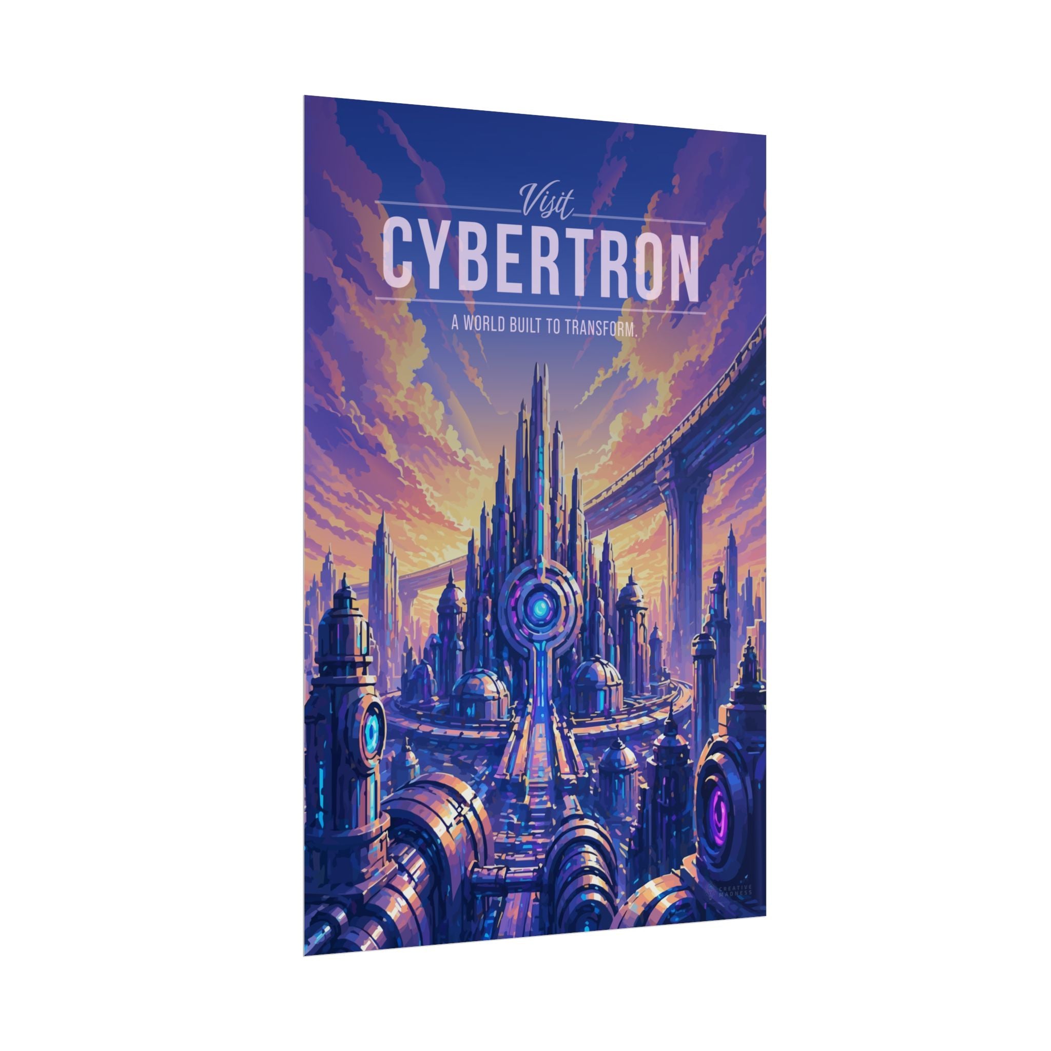Cybertron Travel Poster