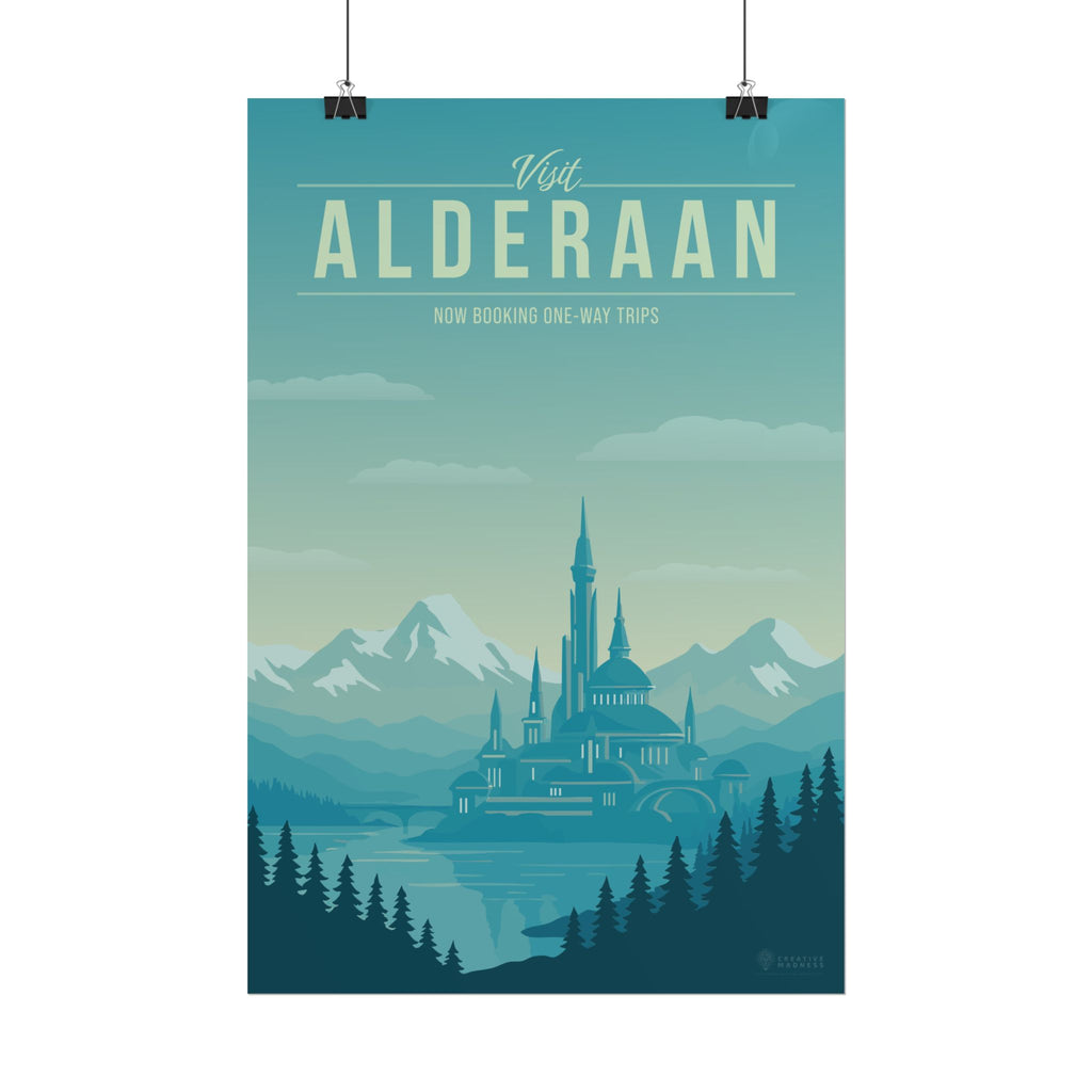 Alderaan Travel Poster