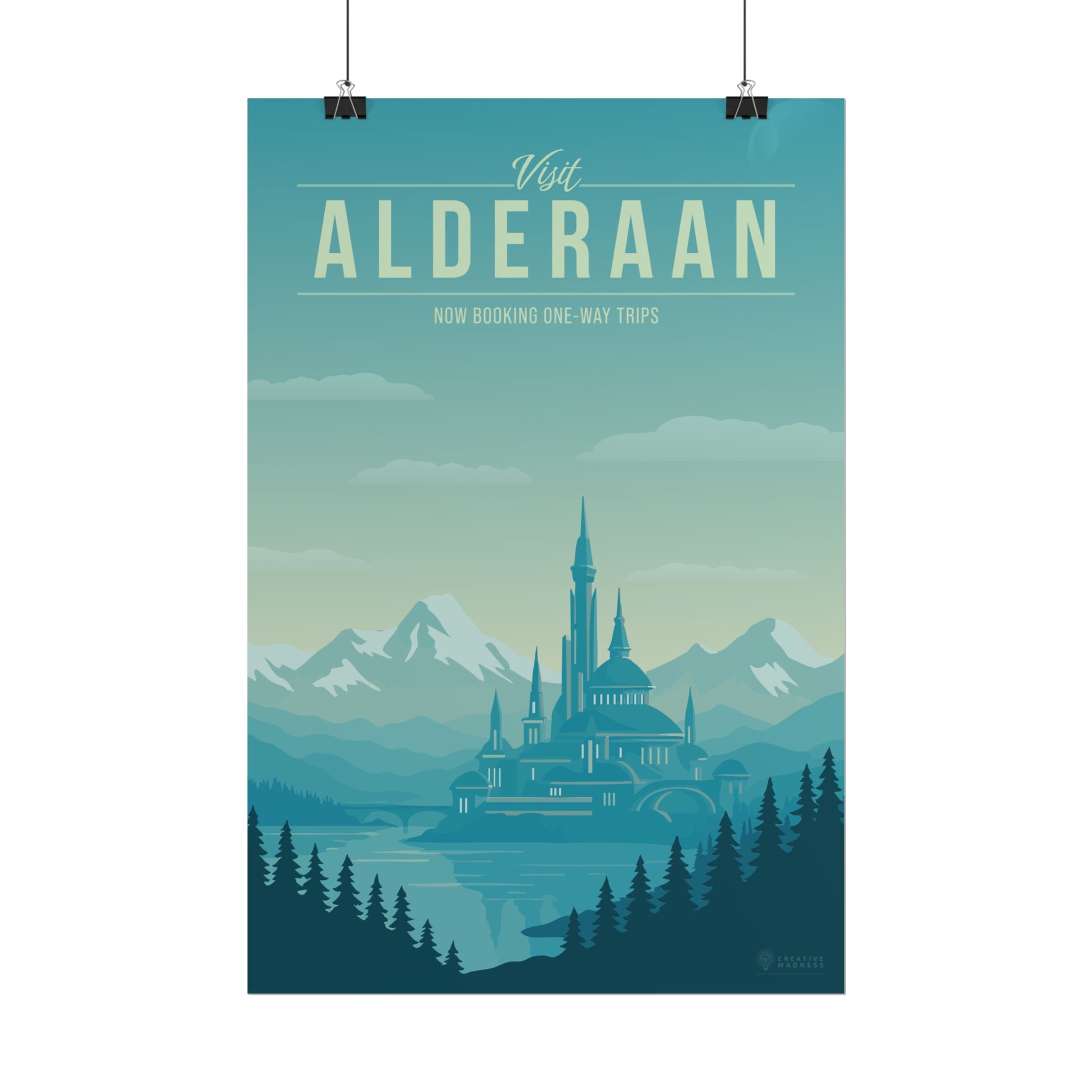Alderaan Travel Poster