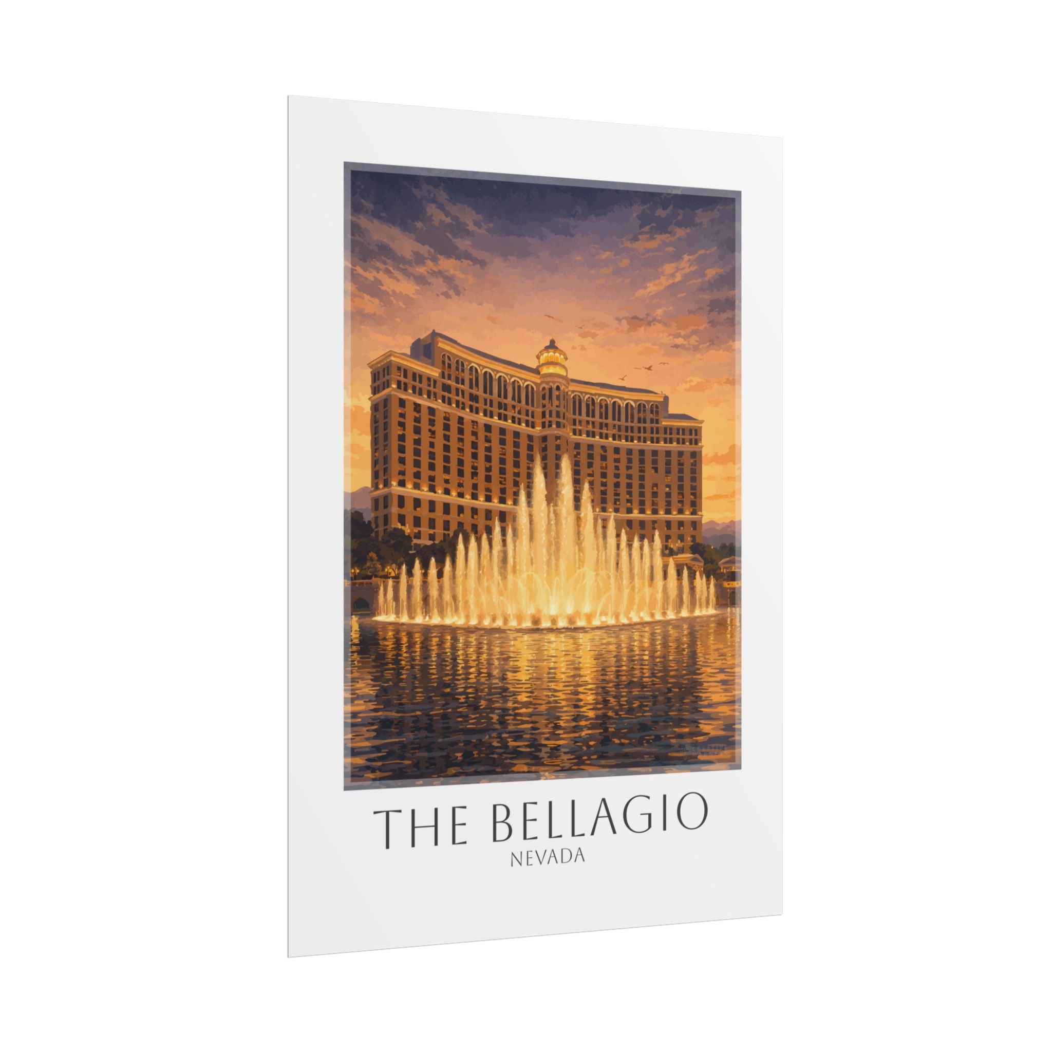 The Bellagio Travel Poster