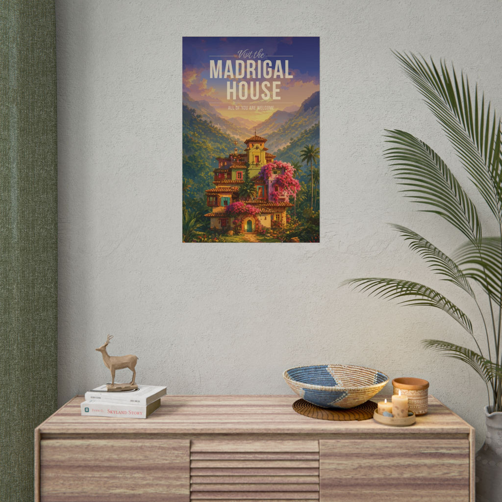 Madrigal House Travel Poster