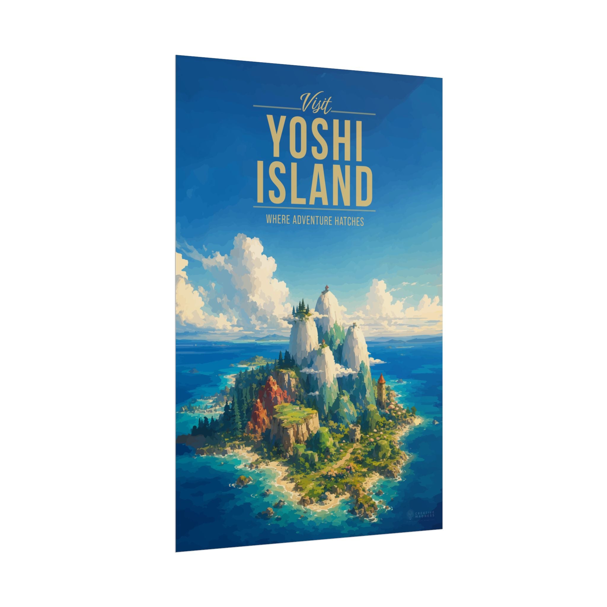 Yoshi Island Travel Poster