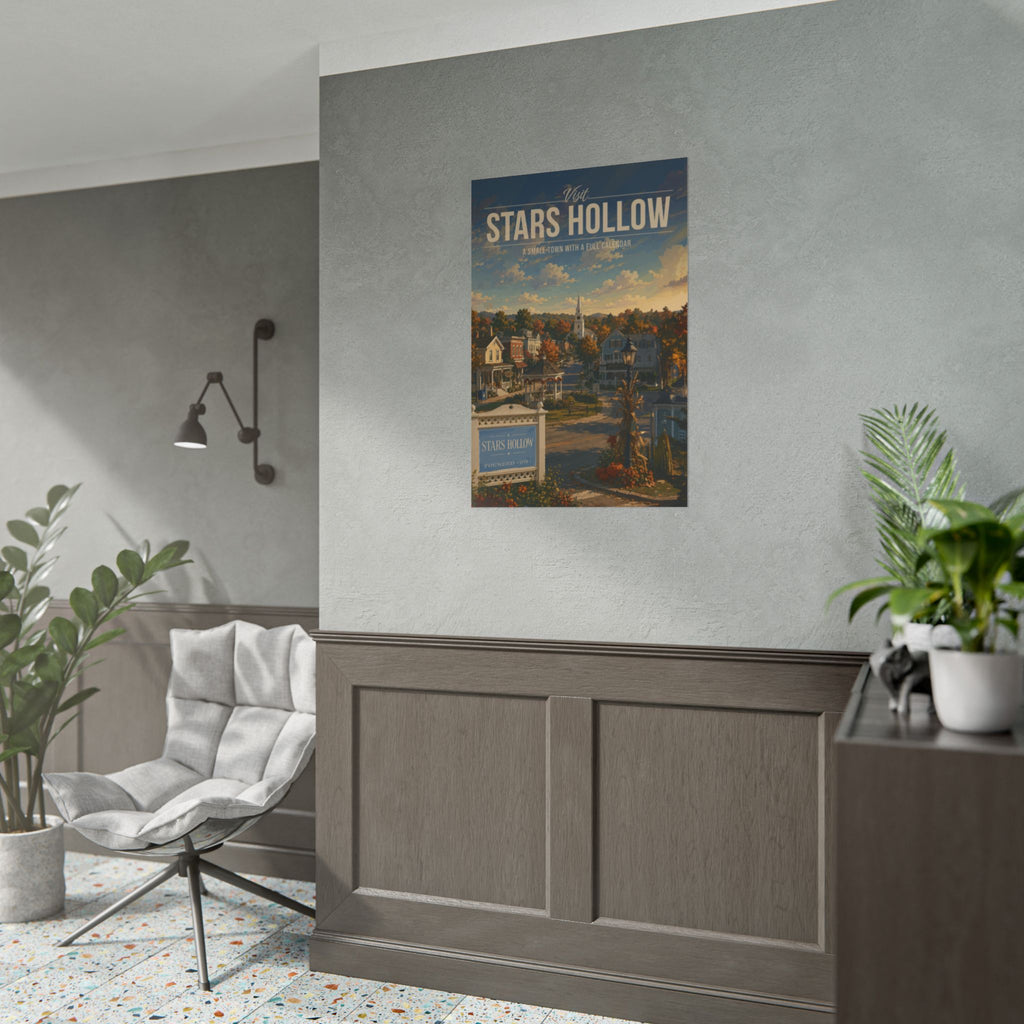 Stars Hollow Travel Poster