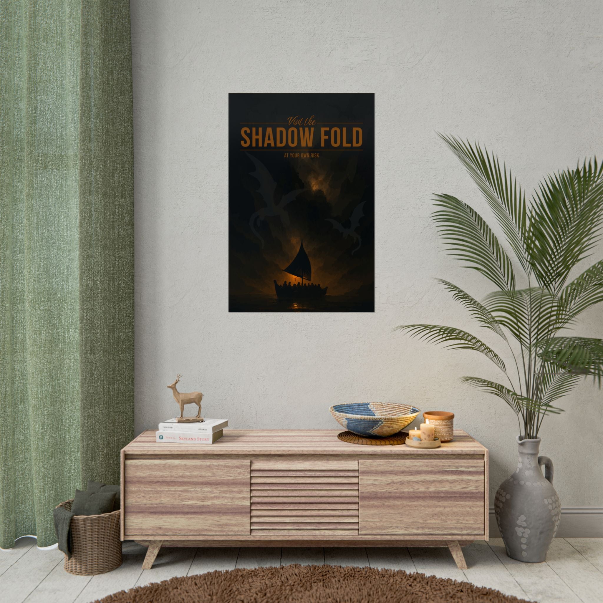 Shadow Fold Travel Poster