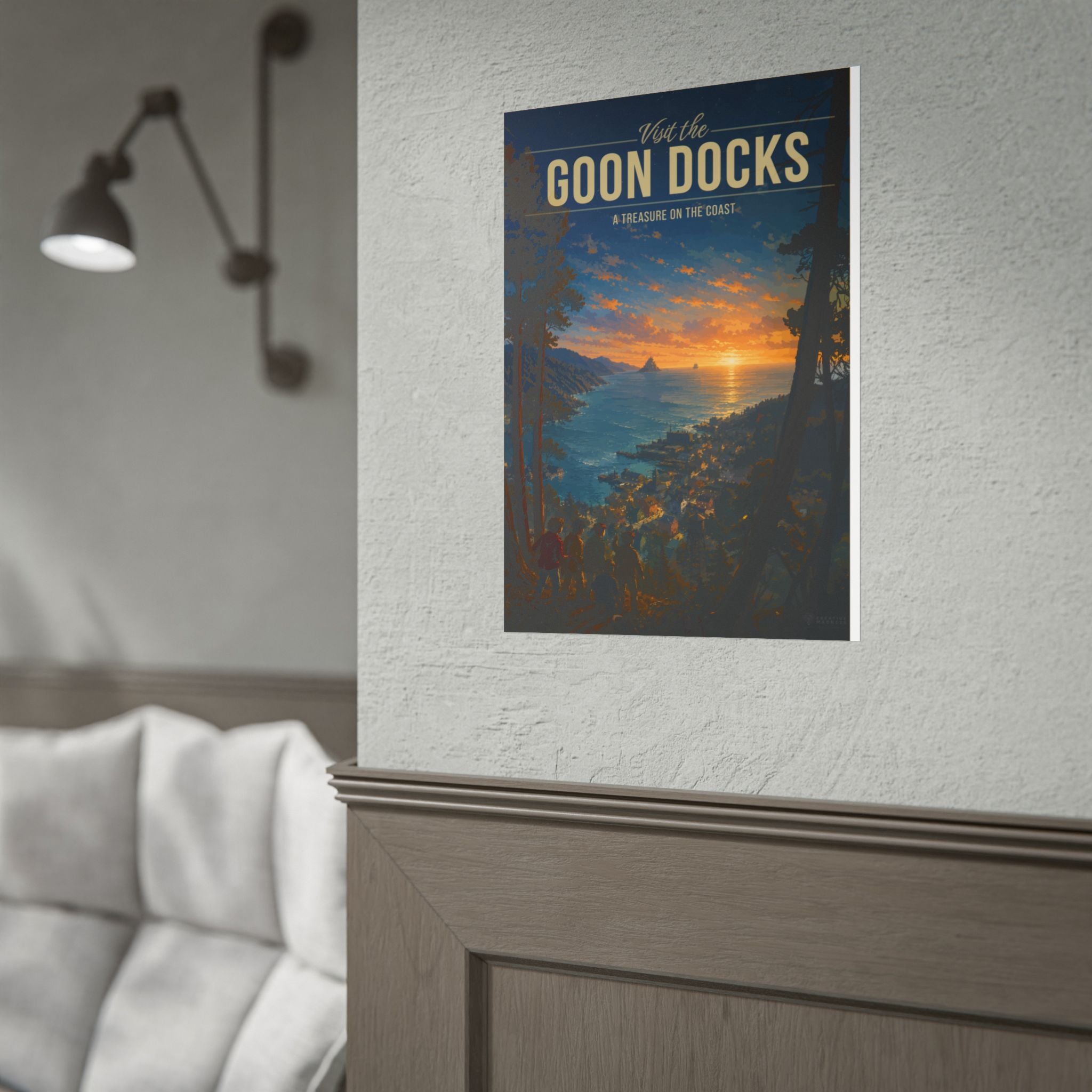 Goon Docks Travel Poster