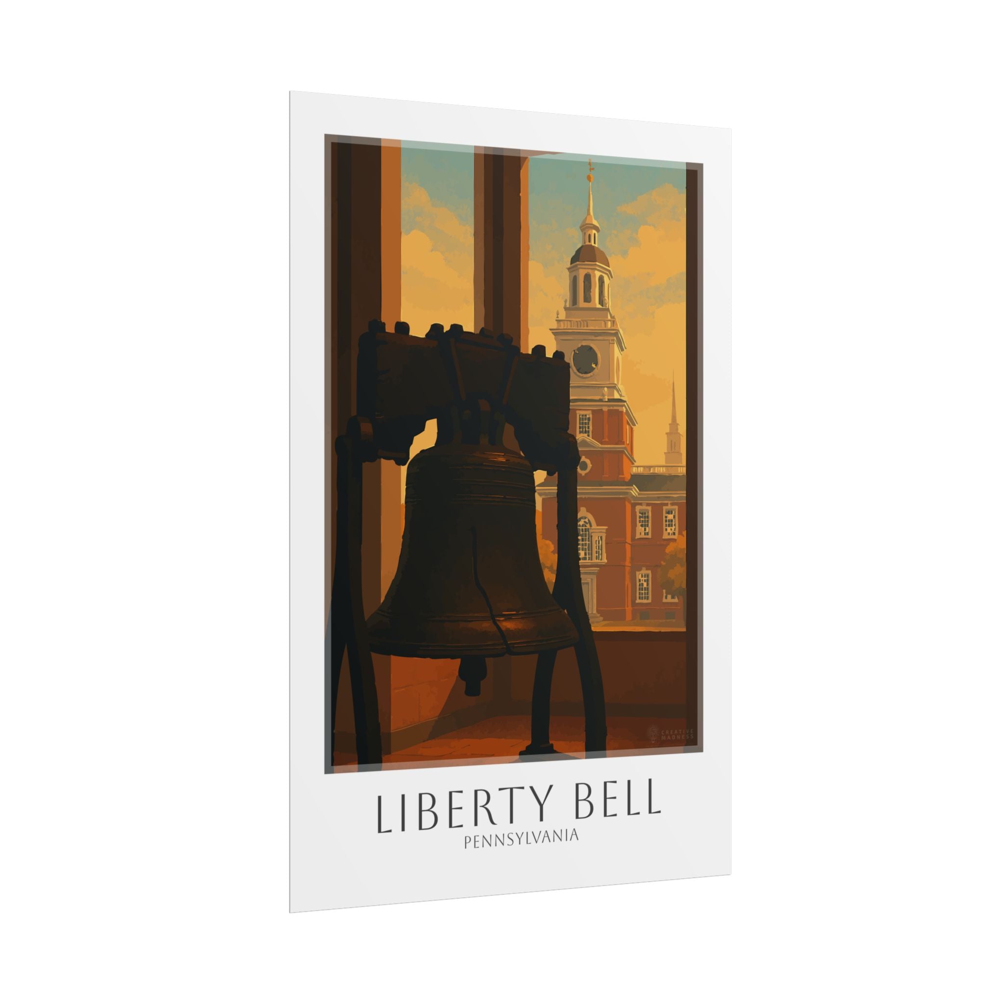 Liberty Bell Travel Poster